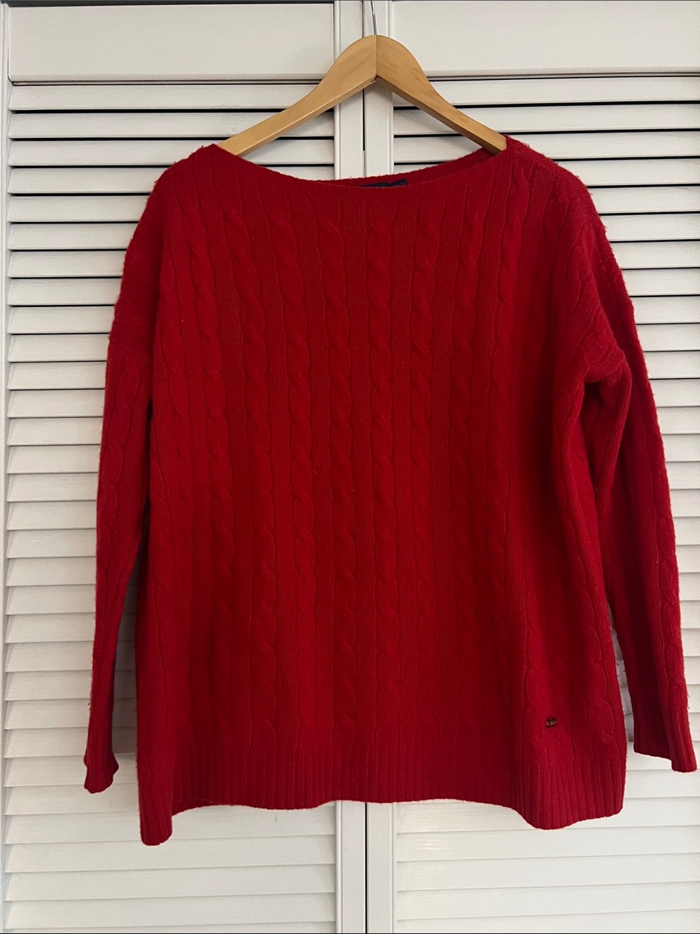 Polo Ralph Lauren Red Tunic Sweater Size Small